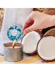 Bougie de massage nourrissante senteur coco & tiaré