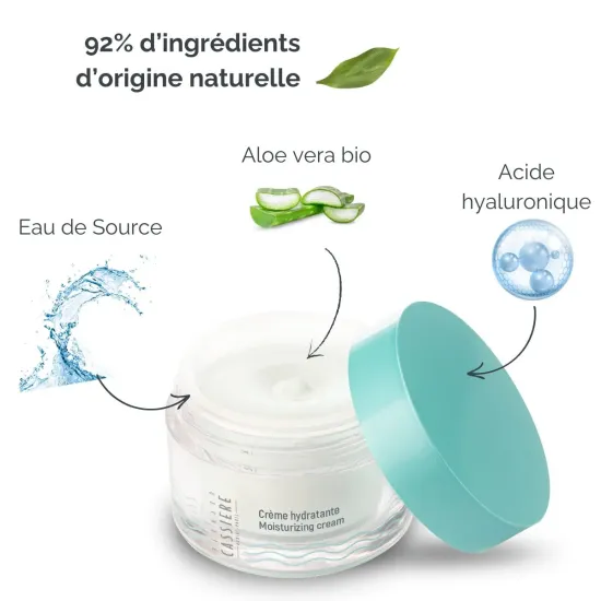 Crème hydratante à l'eau se Source des Jardins