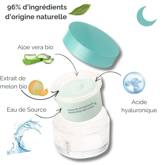 Springwater moisturizing night cream