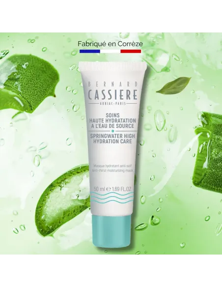 Masque hydratant anti-soif à l'eau de Source - Bernard Cassière