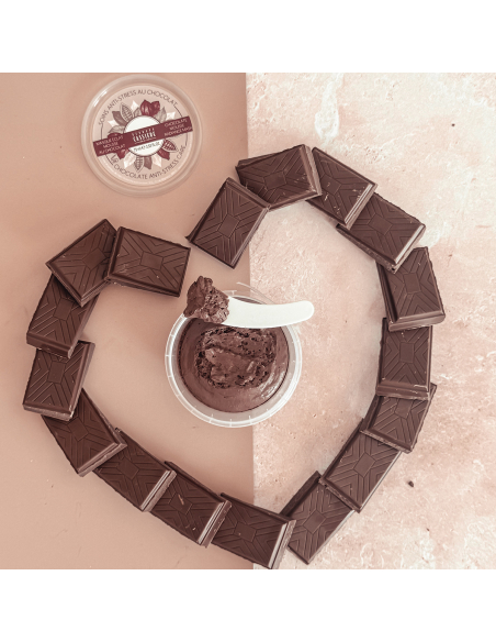 Masque éclat mousse au chocolat