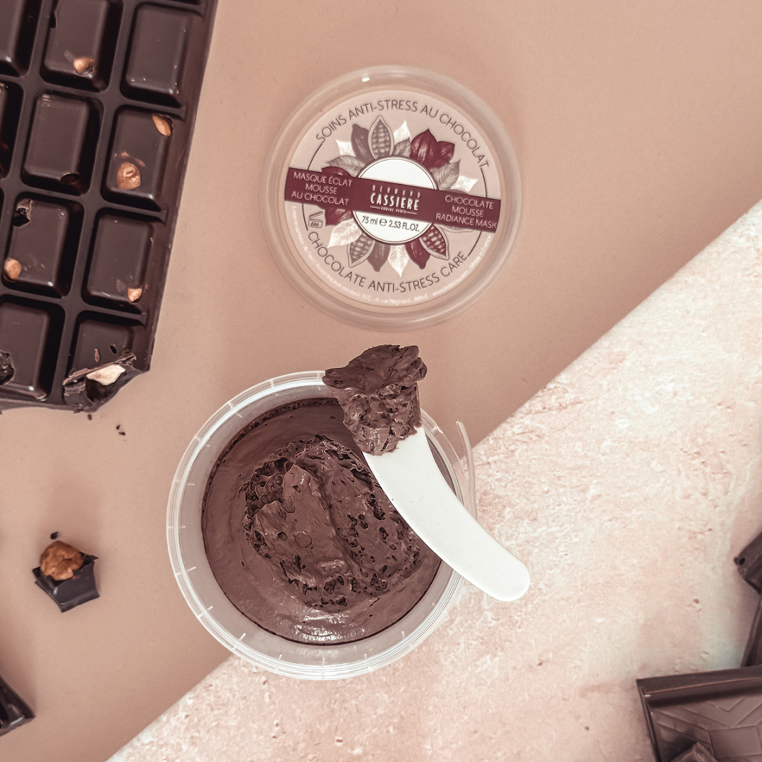 Masque éclat mousse au chocolat