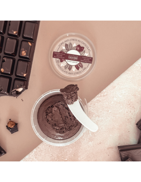 Masque éclat mousse au chocolat