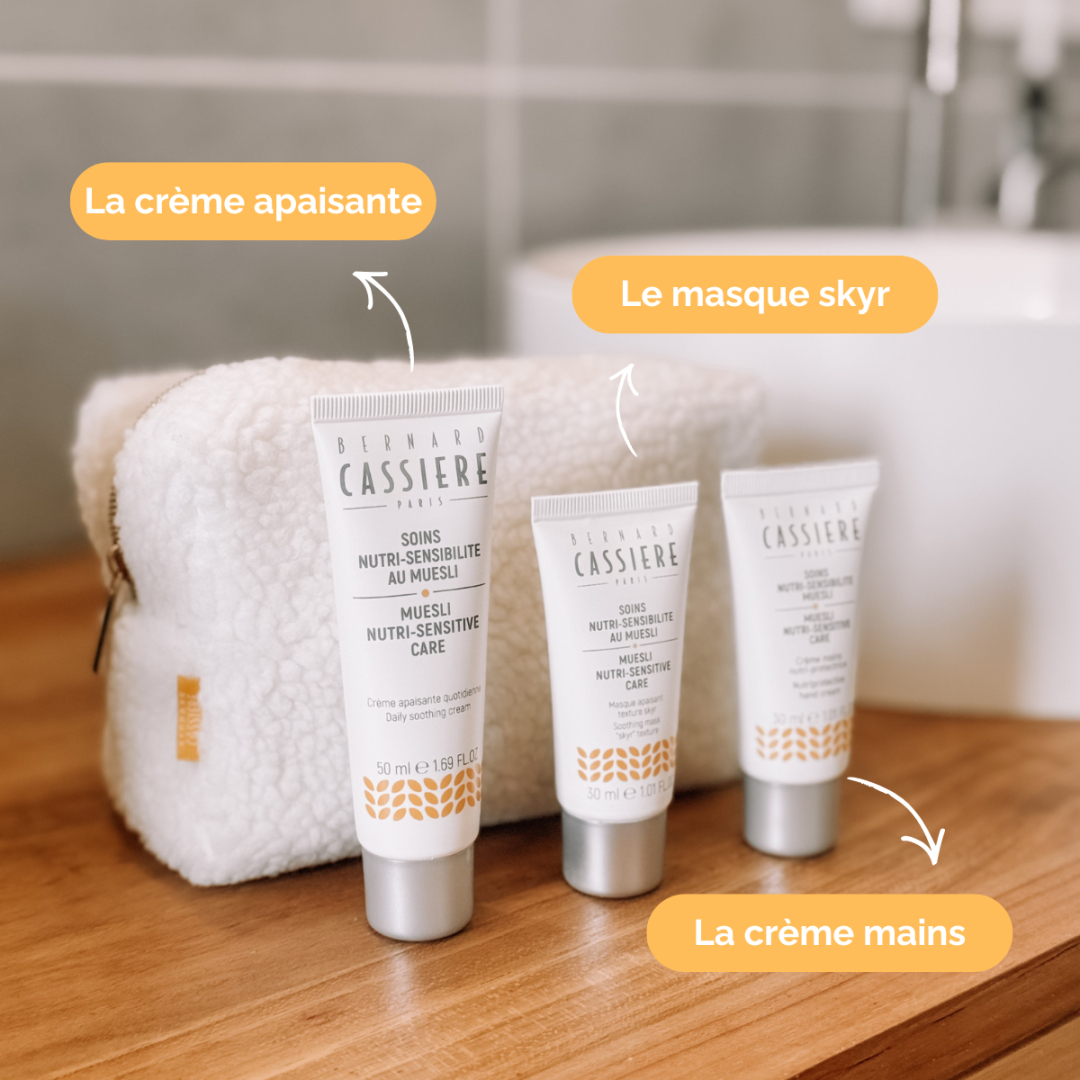 Pouch my soothing and protective routine