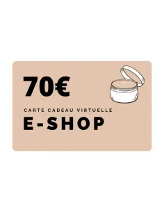 Carte cadeau e-shop 70e