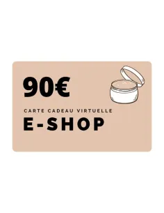 Carte cadeau e-shop 90e